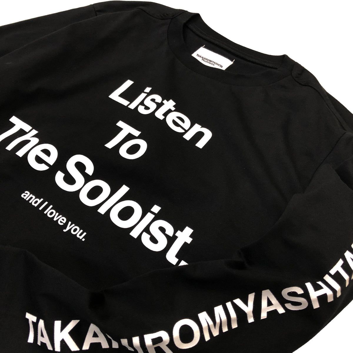ソリスト。ロングスリーブTシャツ「LISTEN TO THESOLOIST