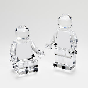 LUCITE ROBOT BRIX FIGURE
