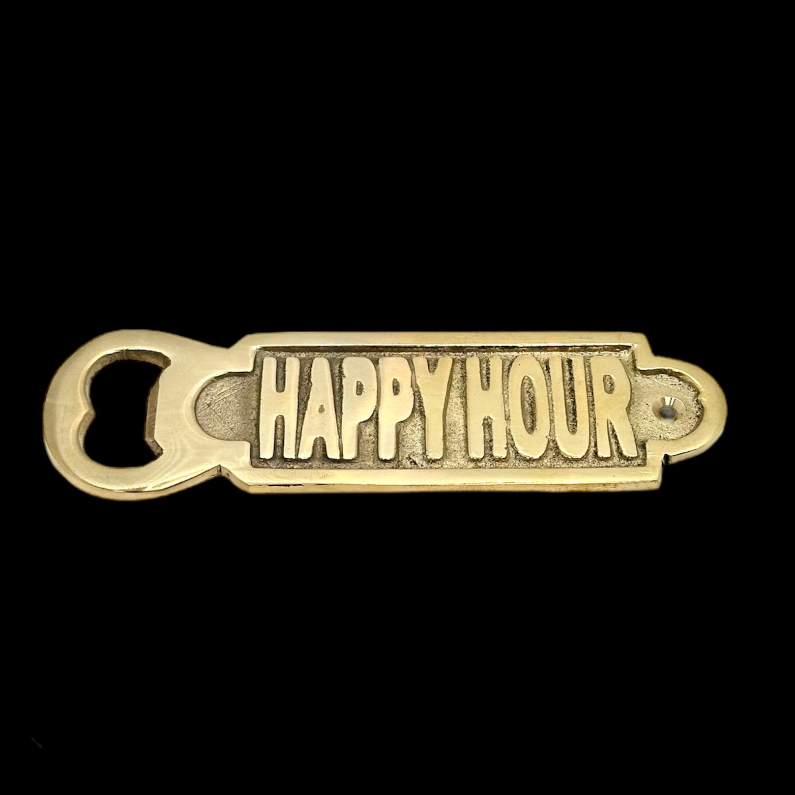 Brass Happy Hour Bottle Opener