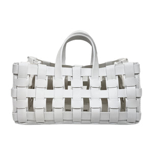 ARRHE DOUBLE CUBE WOVEN BAG MEDIUM