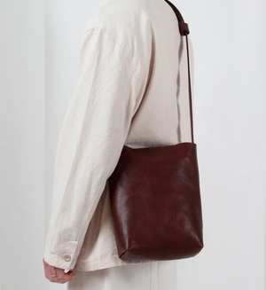 ARRHE STUDIO PEBBLE LEATHER SHOULDER TOTE