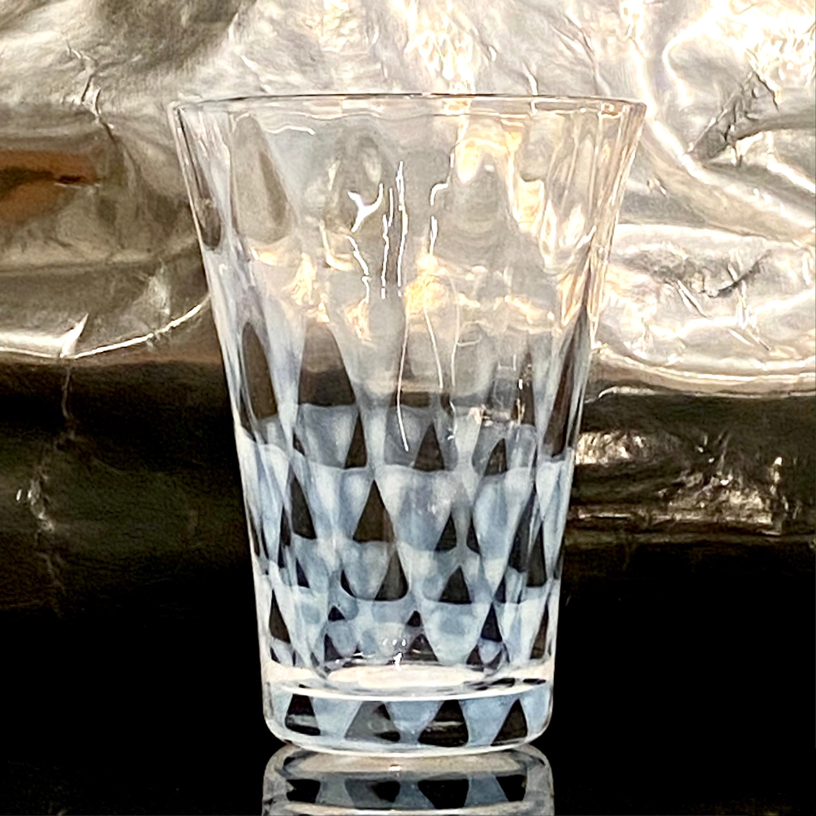 WINTER SALE 15% OFF - JAPANESE TRIANGLE FLARED DRINKING GLASS