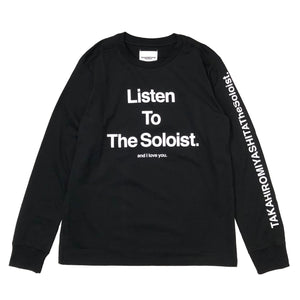 솔로이스트. 긴팔 티셔츠 "LISTEN TO THESOLOIST."