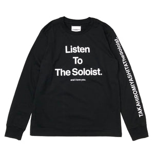 ソリスト。ロングスリーブTシャツ「LISTEN TO THESOLOIST.」