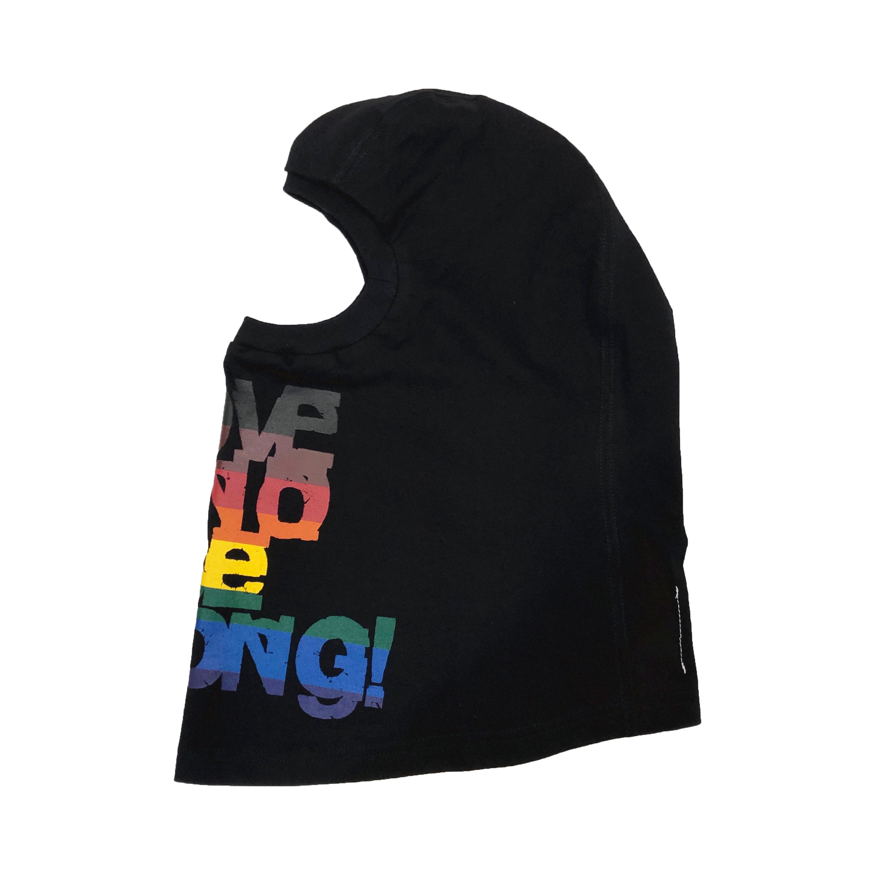 50% OFF THE SOLOIST. "LOVE AND BE STRONG" BALACLAVA / HEAD COVER
