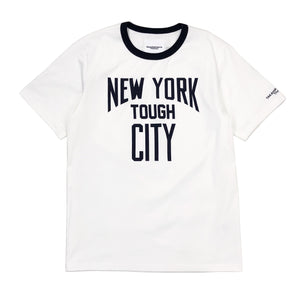 ソリストが 50% オフ。 「ニューヨークシティタフ」リンガーTシャツ