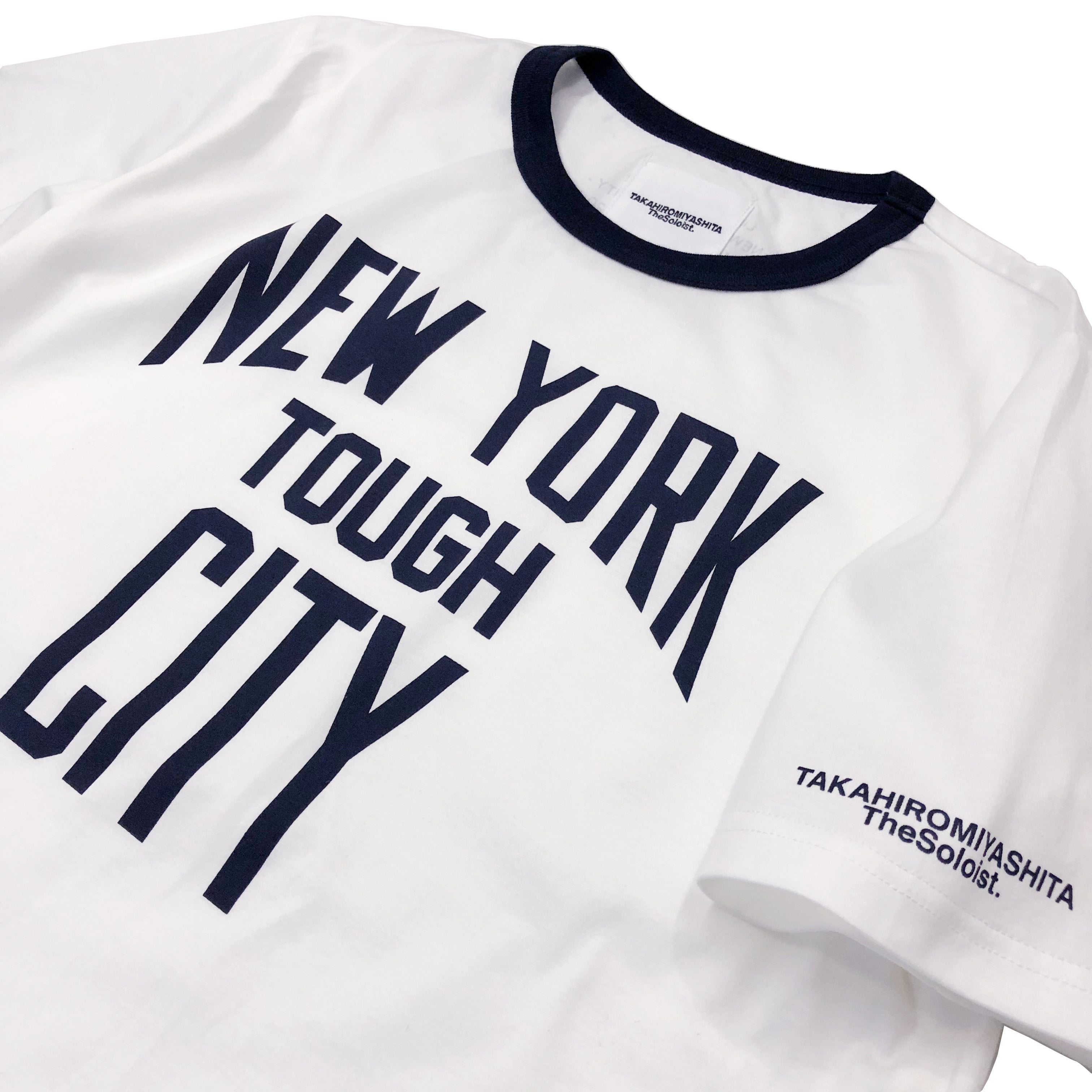 ソリストが 50% オフ。 「ニューヨークシティタフ」リンガーTシャツ