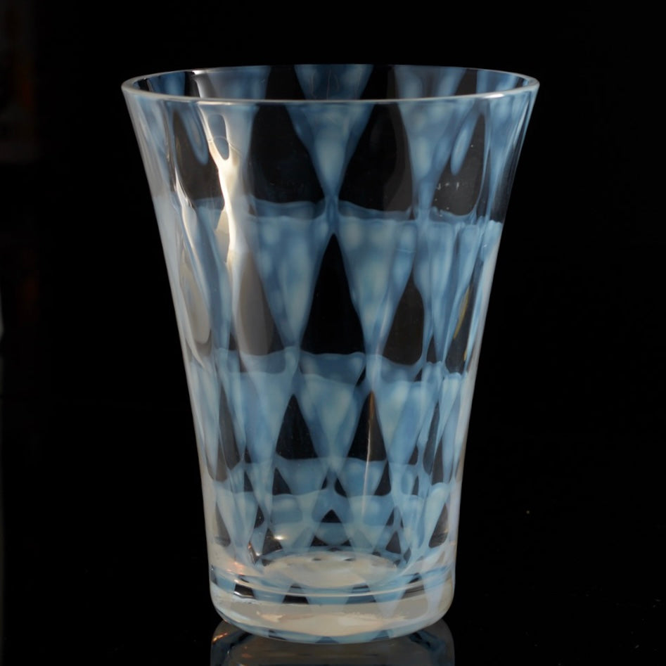 JAPANESE TRIANGLE FLARED DRINKING GLASS