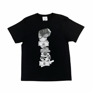 50% OFF SALE AVAILABLE NOWHERE MONEY POWER COLLAGE T-SHIRT
