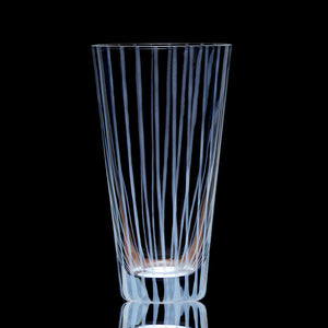 JAPANESE STRIPED TALL GLASS
