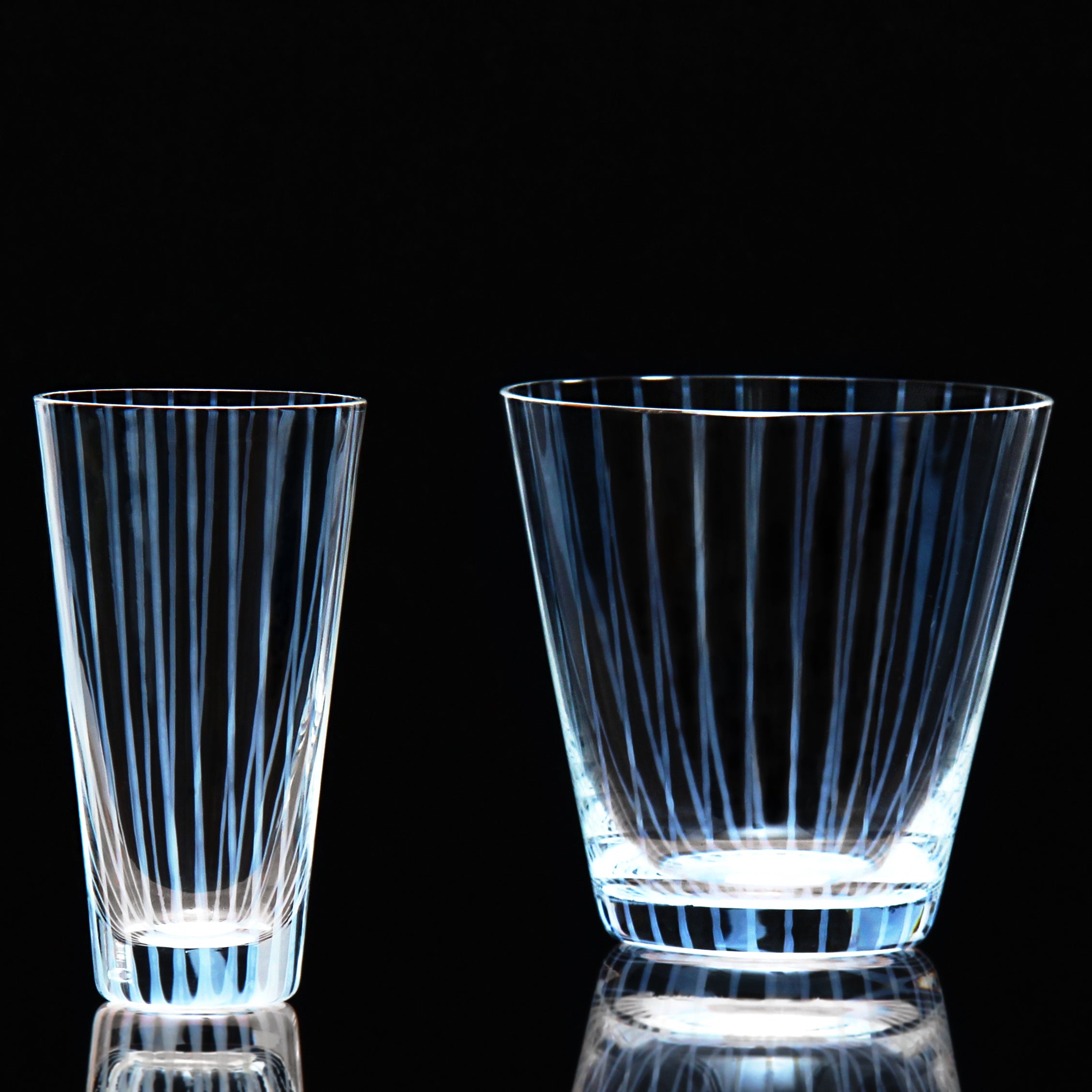 JAPANESE STRIPED SIPPING GLASS