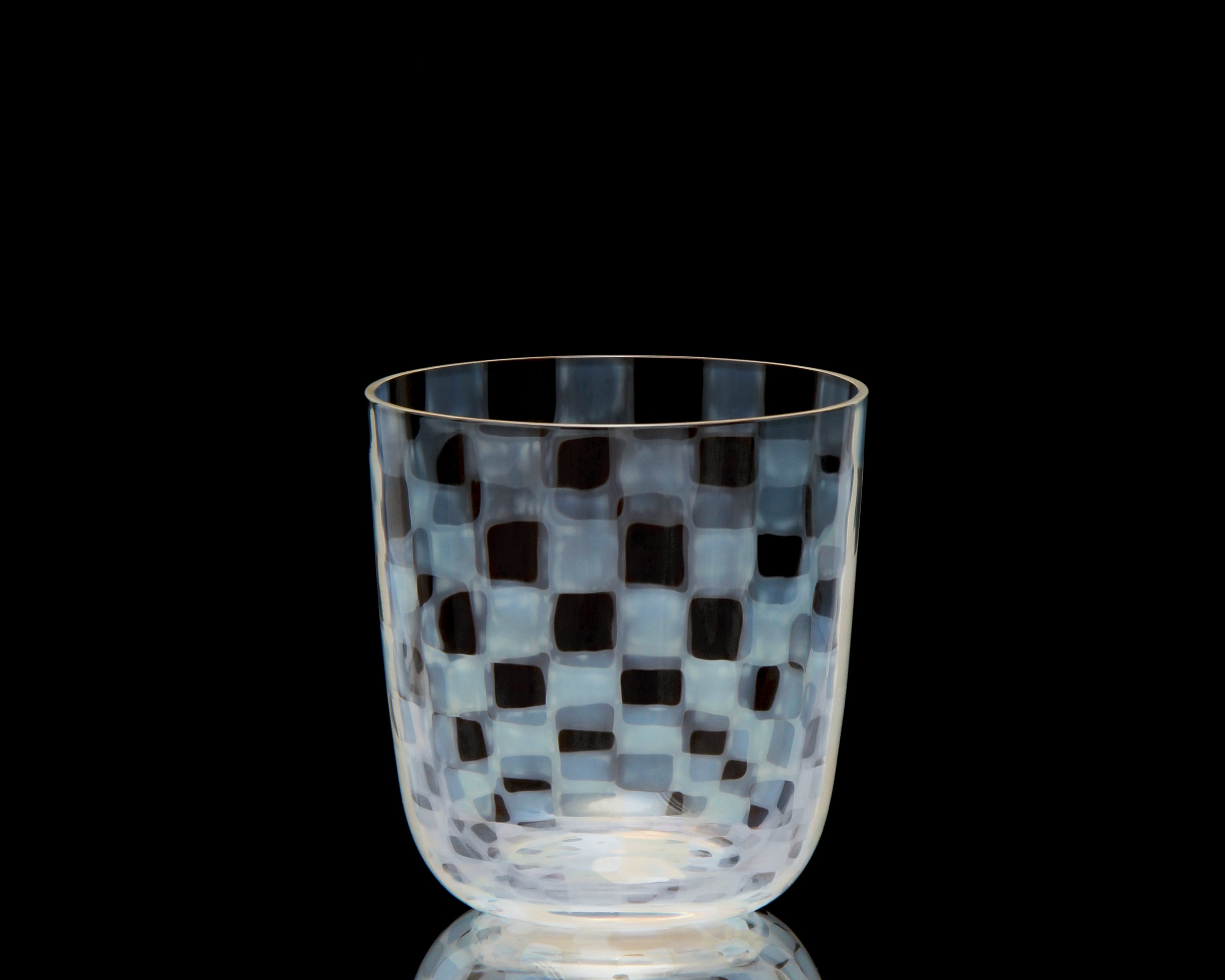JAPANESE CHECKERBOARD GLASS