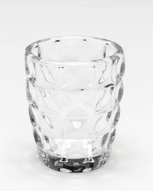 WINTER SALE 15% OFF - JAPANESE GLASS WITH FACETED STUD OUTSIDE